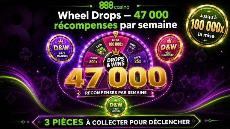 888 Casino récompenses hebdomadaire